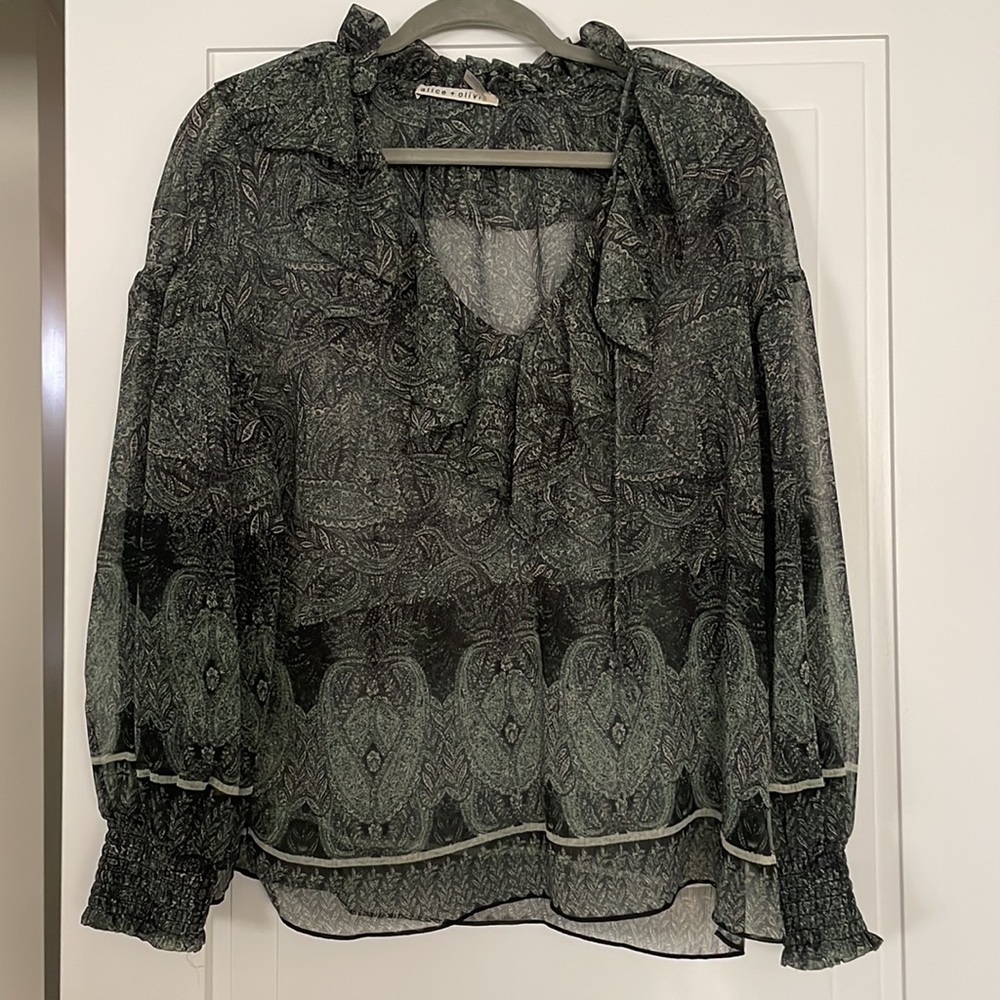 Alice and Olivia flowy top